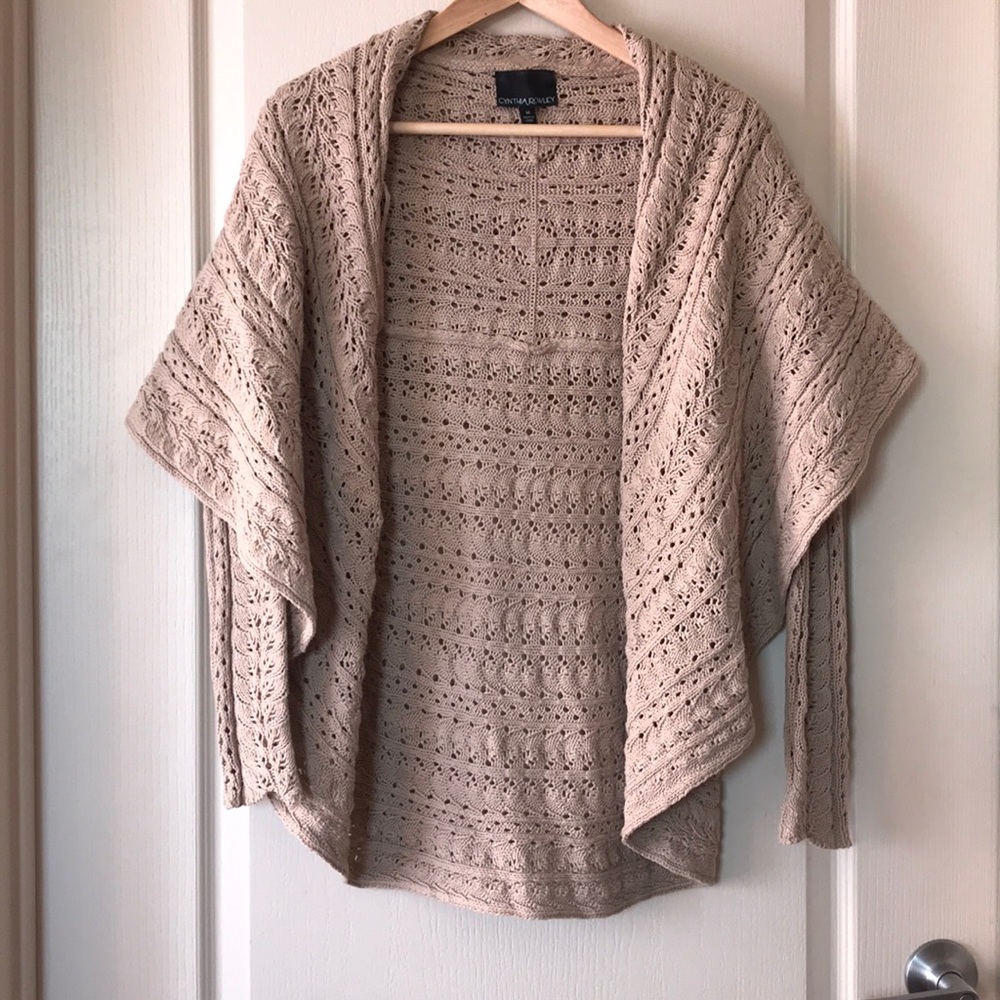Cynthia Rowley Open Front Cardigan